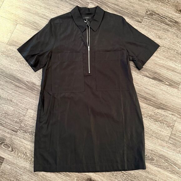 COS Zip-Up Shirt Dress - Picture 1 of 6